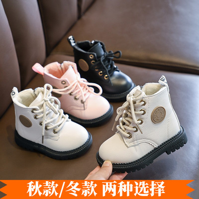 Martens, (Оптовые продажи), демисезонные детские короткие сапоги в английском стиле для мальчиков, ботинки, мягкая подошва, в британском стиле