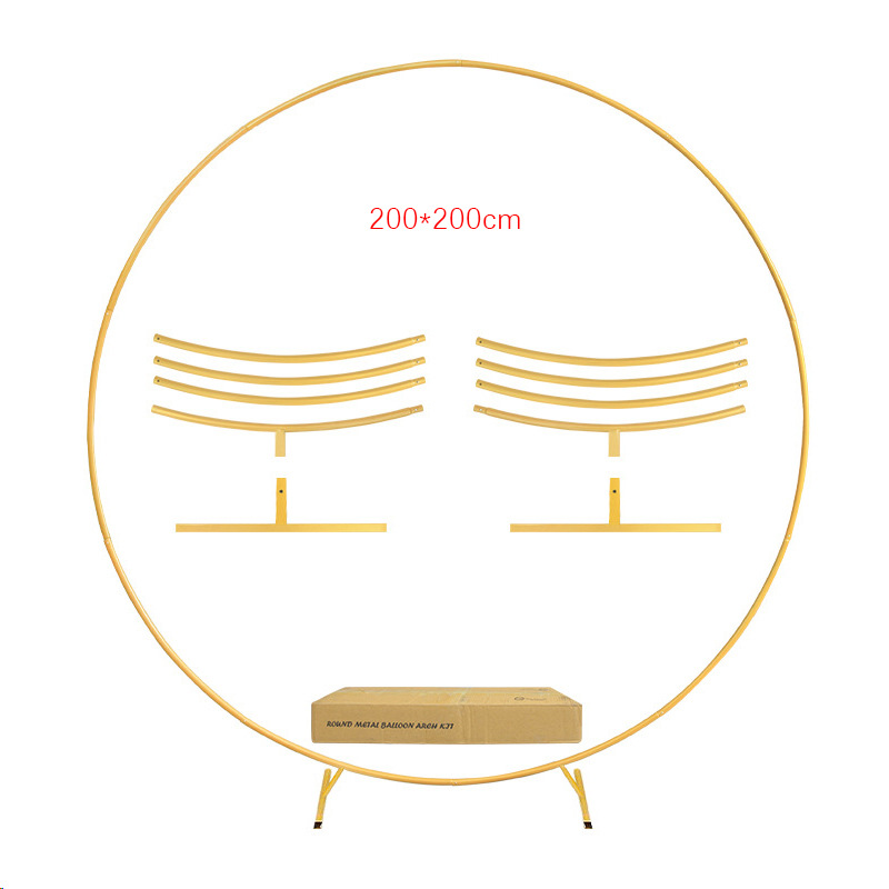 Hot sale arco de metal especial arco de boda estante de flores de boda hierro forjado soporte de globo inflable