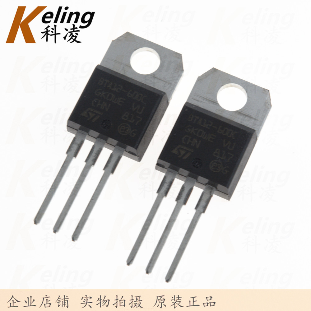 原装ST可控硅 BTA12-600C BTA12 12A 600V 三端双向可控硅 TO-220