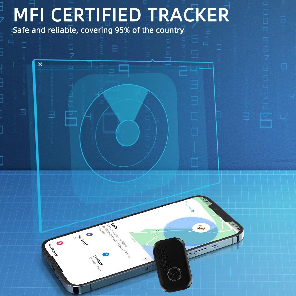 MFI pet collar GPS inteligente collar rastreador gatito cachorro pet anti-perdida localización búsqueda