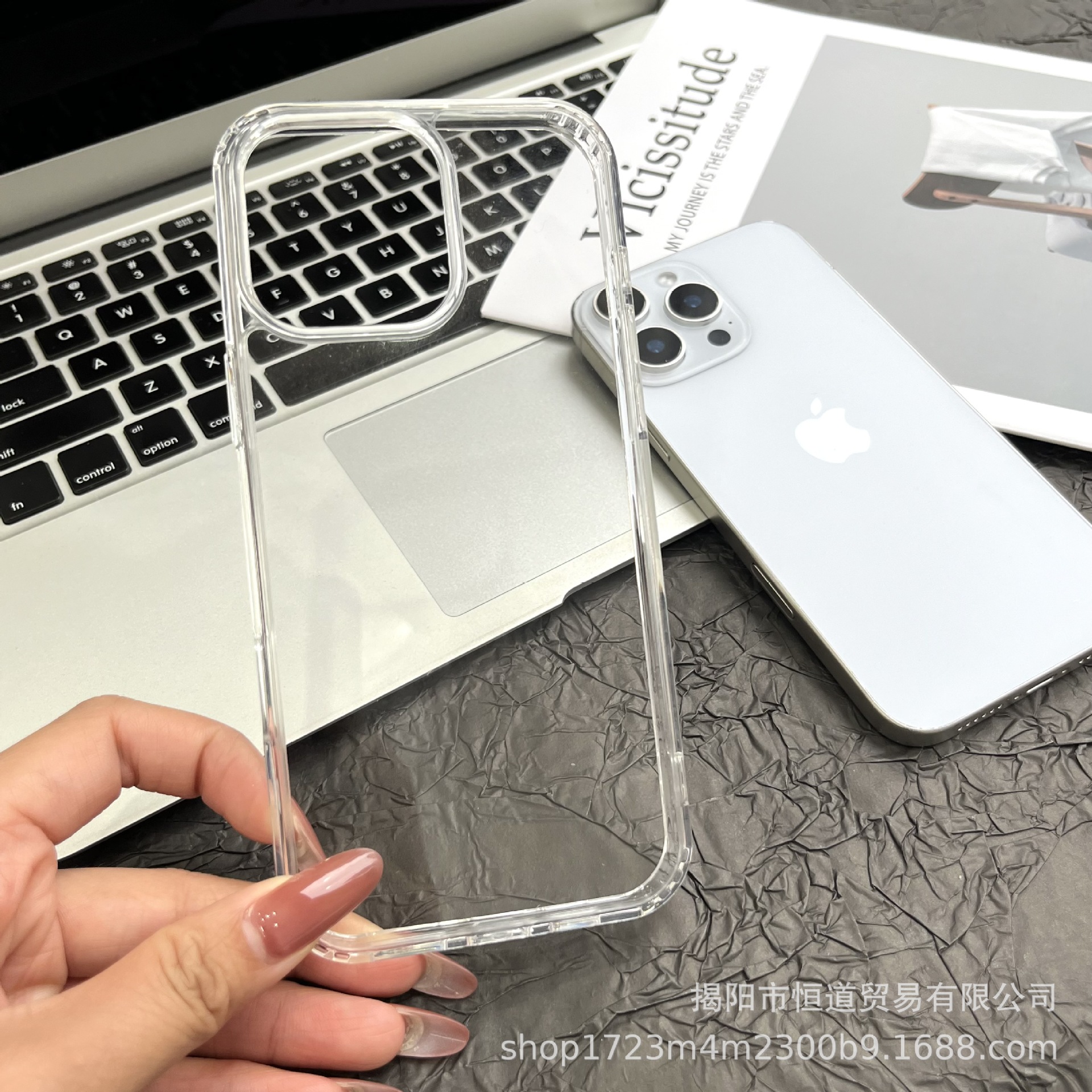 iPhone 16 Pro Max, Apple 15 yeni cep telefonu kılıfı, 14 koruyucu kapak, 13 şık, 12 malzemeden yapılmış minimalist şeffaf kılıf