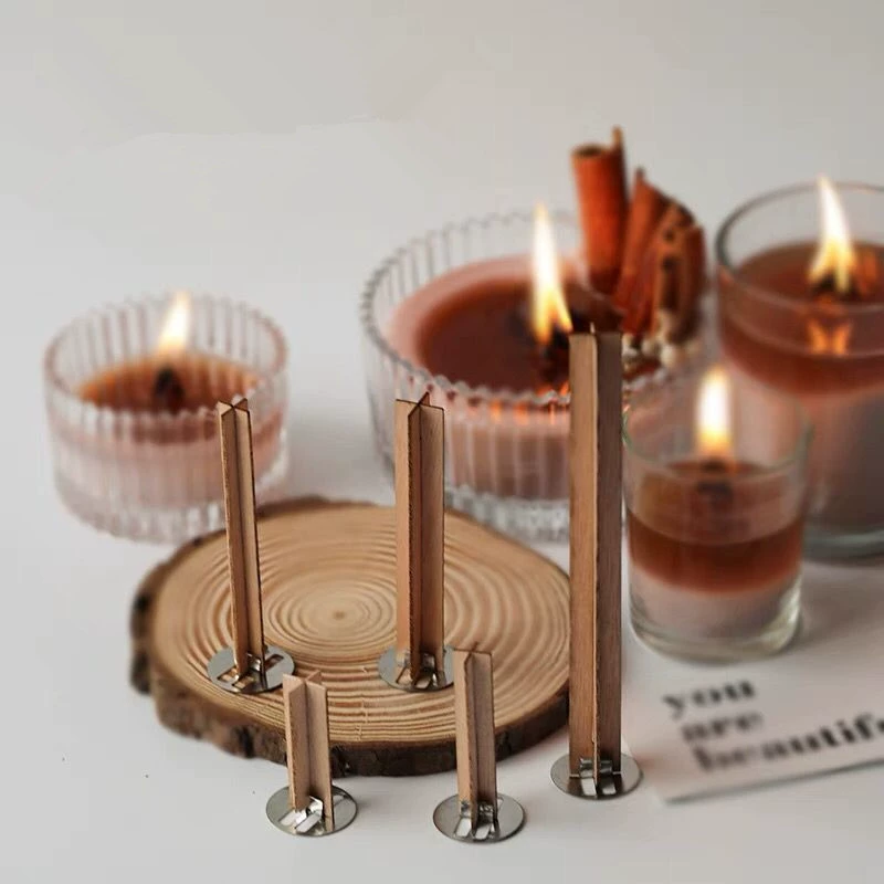 Amazon Cross Woodwax Core Wooden Candle Candle Candle Candy Wooden Wood Wax Cup Wax Core