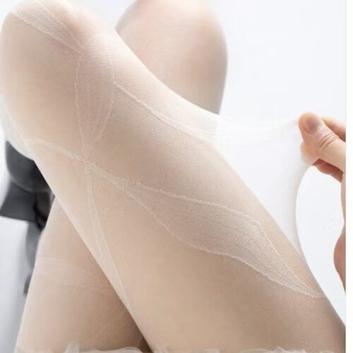 Plus Size Fashionable & Sexy 80D Plus-Size Belly-Control & Hip-Lifting Base Silk Stockings Pantyhose
