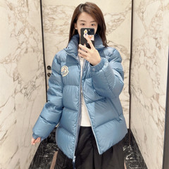 毒家现货原标M蒙家胸口大LOGO徽标90白鸭绒防寒羽绒服外套男女