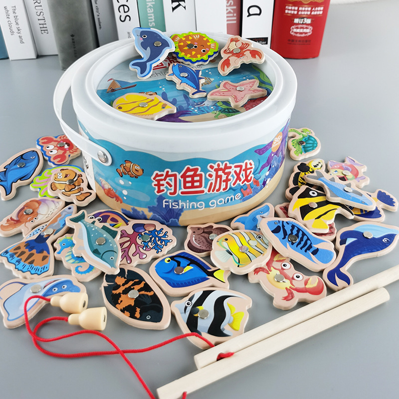 32 물고기 2 물고기 막대 [둥근 배럴]