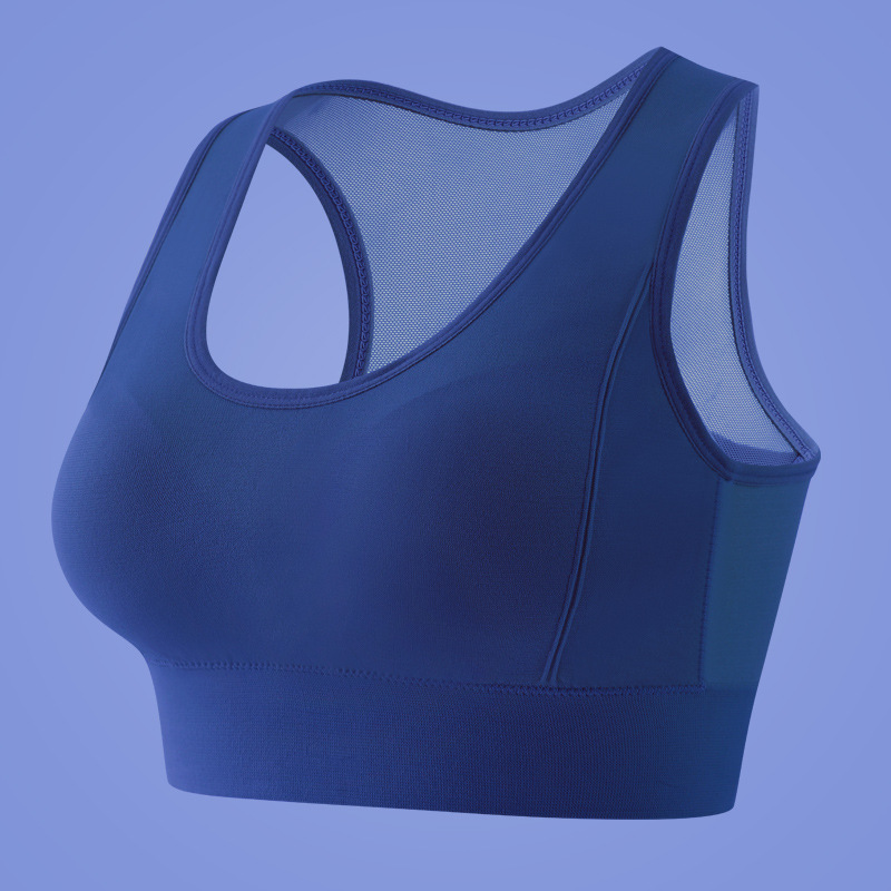 Ropa interior deportiva para mujer, a prueba de golpes y anti-caída, chaleco para correr con almohadilla para el pecho, ropa de fitness, sujetador de yoga de alta intensidad de primavera, bra