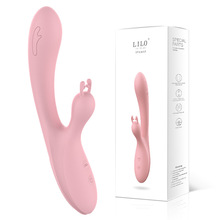 LILO来乐灵鹿震动棒双头G点按摩振动棒多频强震女用充电自慰器具