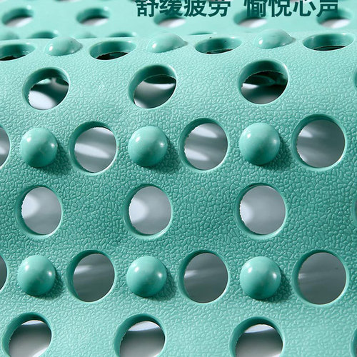 Wholesale bathroom square non-slip massage water-proof foot mats bathroom bathing elderly children anti-fall hollow floor mats