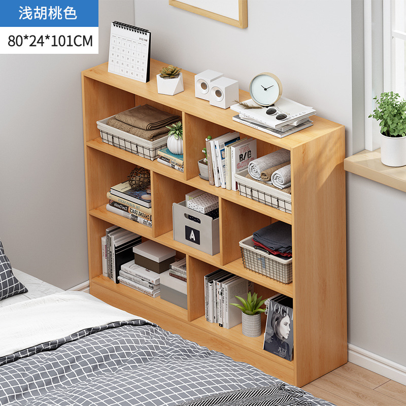 Simple estantería de pared de piso sala de estar de almacenamiento en capas rack de almacenamiento armario simple moderno hogar estantería