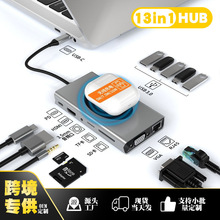 13��1Type c�Uչ�]usb hub������15W�֙C�o���� RJ45ǧ����չ�]