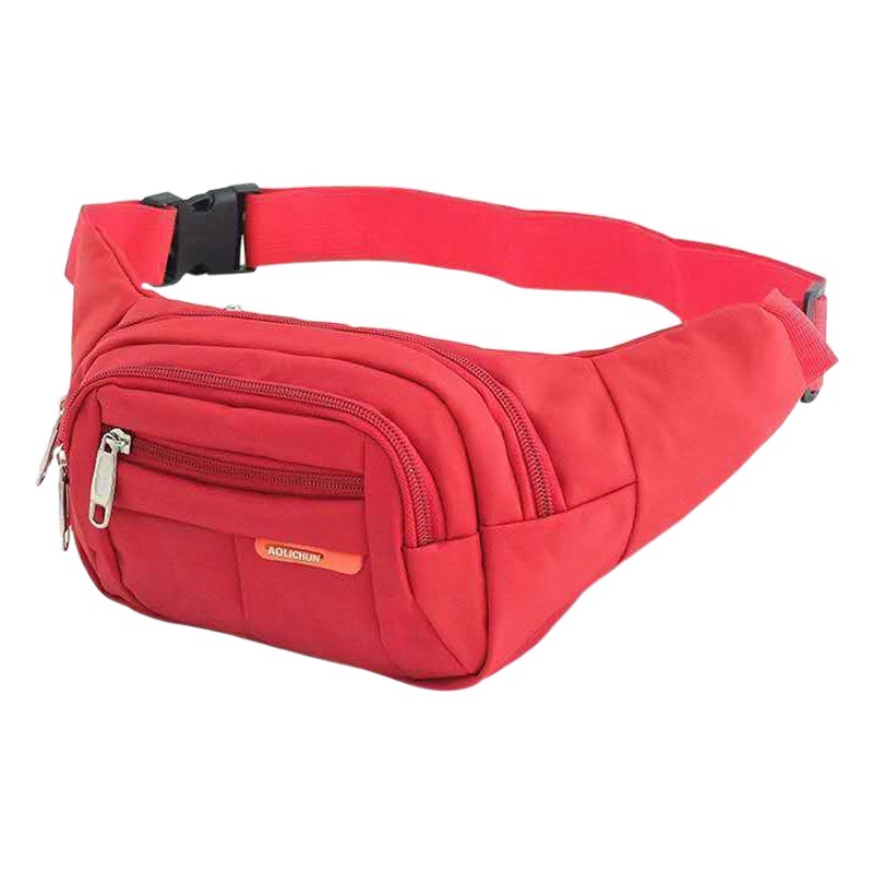 Nuevo bolso de la cintura de las mujeres de gran capacidad multifuncional impermeable caja registradora bolsa de negocios al aire libre viaje moda teléfono móvil cintura bolsa hombres