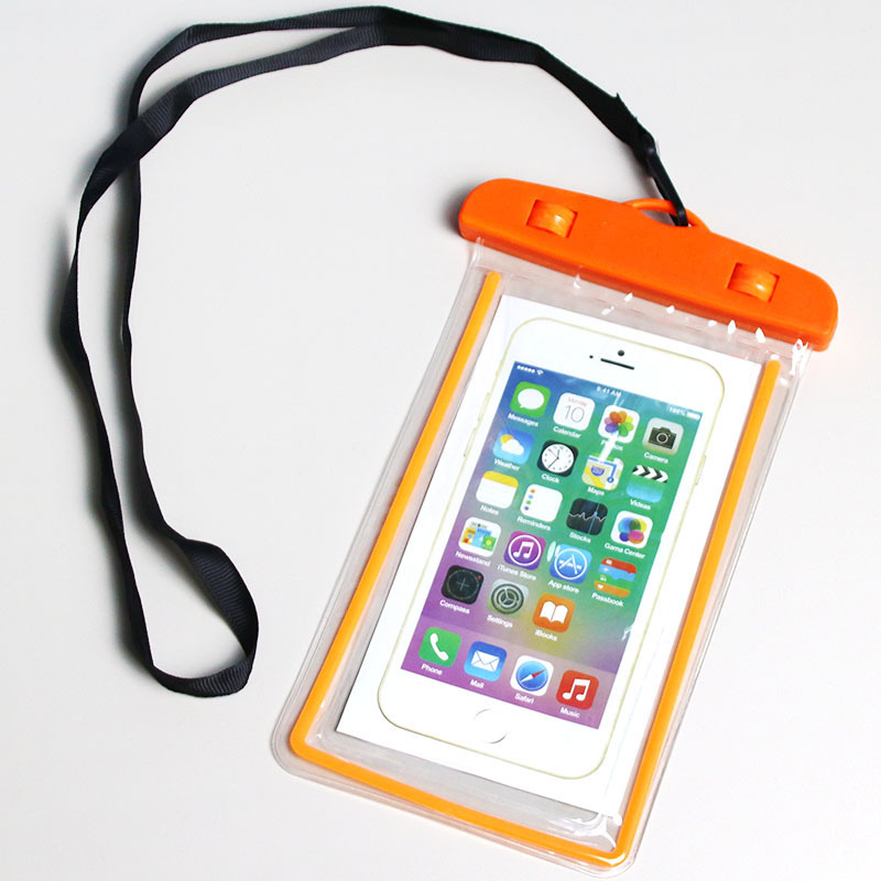 スポット屋外水泳蛍光携帯電話防水バッグ pvc ダイビングラフティング発光タッチスクリーンカメラ携帯電話防水ケース|undefined