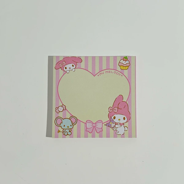 Sanrio note pad (Melody model)