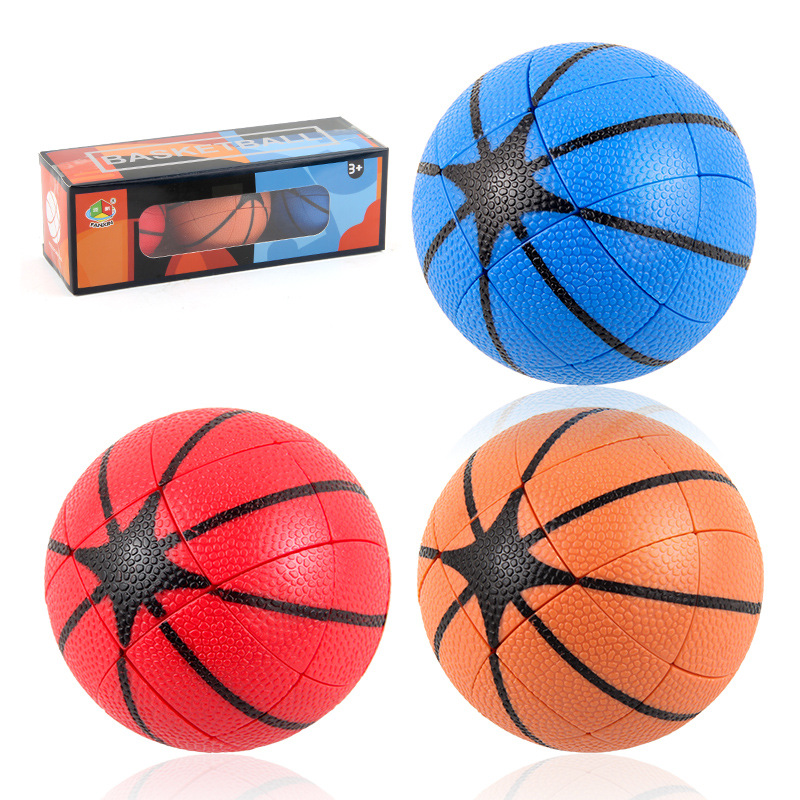 Panxin niños inteligencia creativa de forma especial de baloncesto Cubo de Rubik nuevo exótico ventilación descompresión juguetes de exportación transfronteriza FX8804