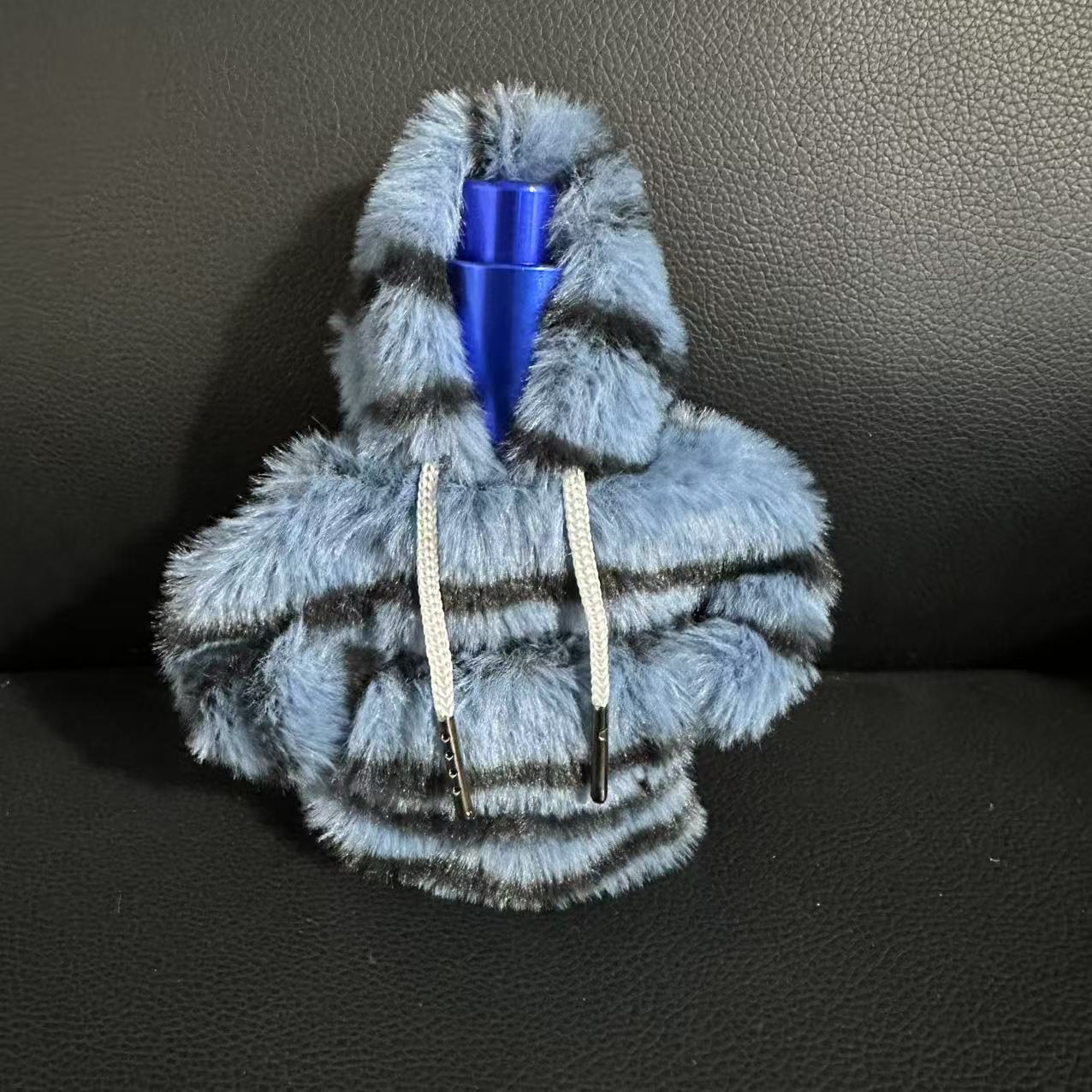 Cross-border plush car gear lever decorative gear handle headgear vests with hat lining protection anti-hand lever gear shift position accessories