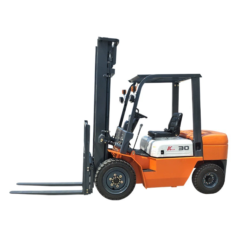 Дизельный вилочный погрузчик 3 тонны, 5 тонн, четырехколесный, с сиденьем для оператора, гидравлический подъемник и транспортировщик, большой дизельный вилочный погрузчик 7 тонн, 10 тонн, для трансграничной торговли