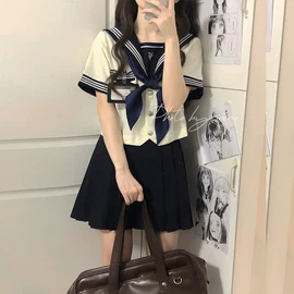 JK水手服;女式衬衫;JK百褶裙