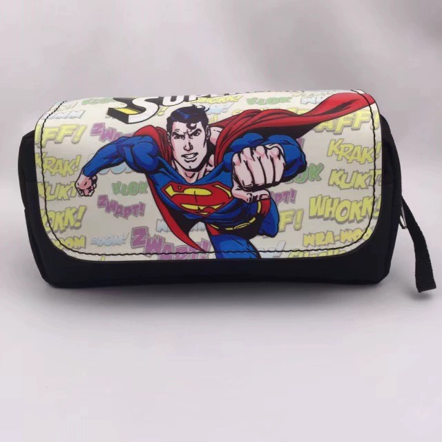 Heroes, double-layer pencil case for students, Marvel