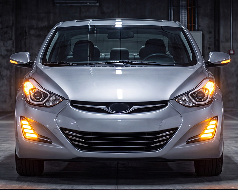 Suitable for 2014-2016 overseas version Hyundai Elantra daytime running lights, Elantra DRL special modified LED lights