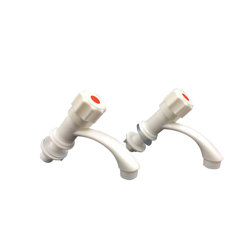 pom single cold basin faucet bathroom basin washbasin quick-open plastic faucet vertical ceramic core water nozzle