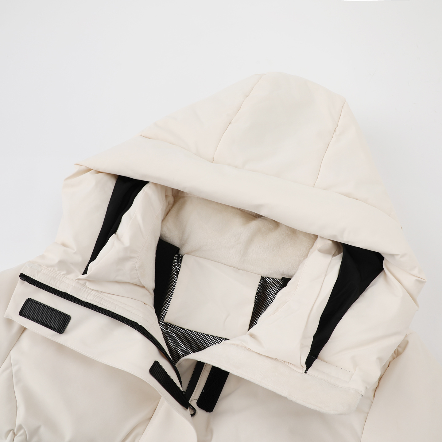 2025 Winter New New National Standard Goose down Jacket Fashionable Waist-Cinching Hooded down Jacket Warm Jacket for Women 4