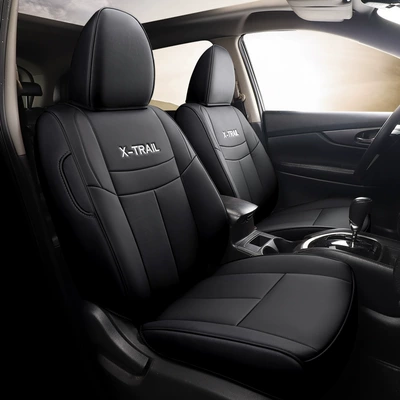 [Cross-border] Nissan Rogue 14-23 Nissan special seat cover all-inclusive leather car cushion exclusive (Modelə uyğun (Original) oturacaq örtükləri) - black-standard-edition-21-23-platinumsslsv
