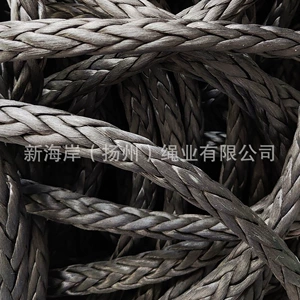 [热销10mm UHMWPE rope十二股超高分子量聚乙烯 船用绳 船用缆绳]
