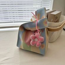 针织百搭手提包托特可爱卡通拎包便携托特包伴手礼礼品袋2025新款