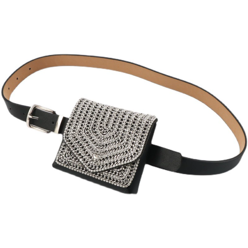 Черная belt bag, коллекция 2021