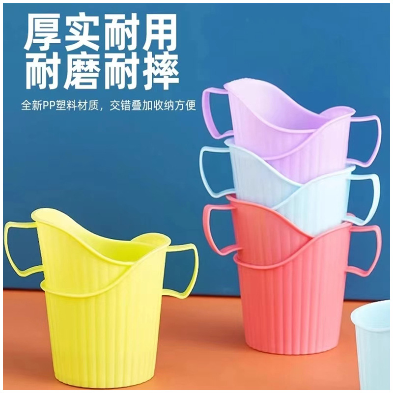 厂家直销一次性纸杯拖加厚杯托塑料杯托纸杯架开水隔热托 杯套批