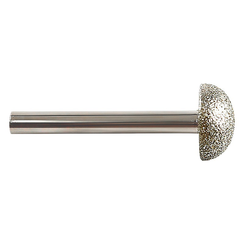 Electroplated esmeril varilla cabeza de hongo paraguas piedra talla Jade peeling pulido limpieza inferior hueco molienda cabeza