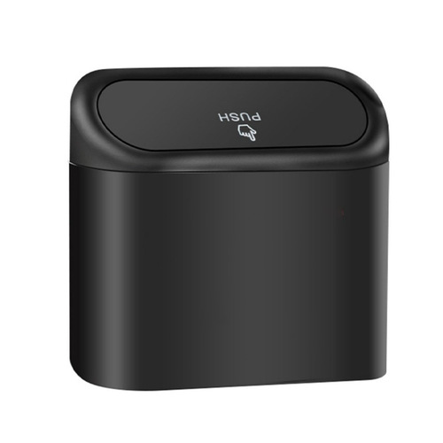 Car door side-mounted storage bucket with lid, storage bag, multifunctional seat back storage box, car trash can