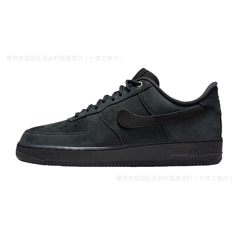 Cross-Border Air Force Men's Shoes Air Force One Shoes Black and White Versatile Af Sneaker Series Model Pair of Women's Shoes