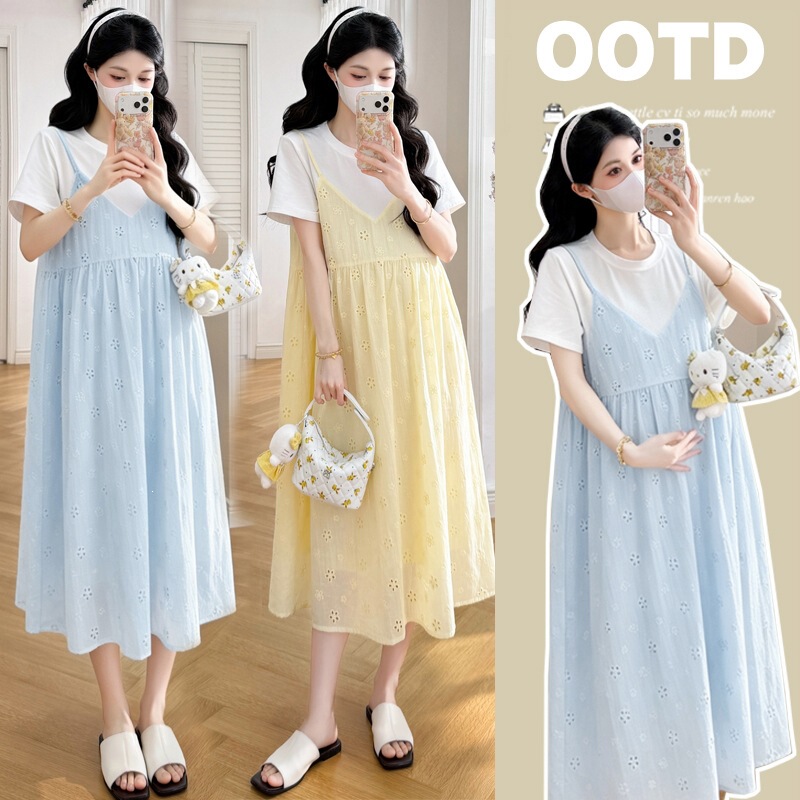 Actual Photos of the New 2026 Summer Comfortable High-Quality Maternity Dress Actual Photos of the New 2026 Summer Comfortable High-Quality Maternity Dress