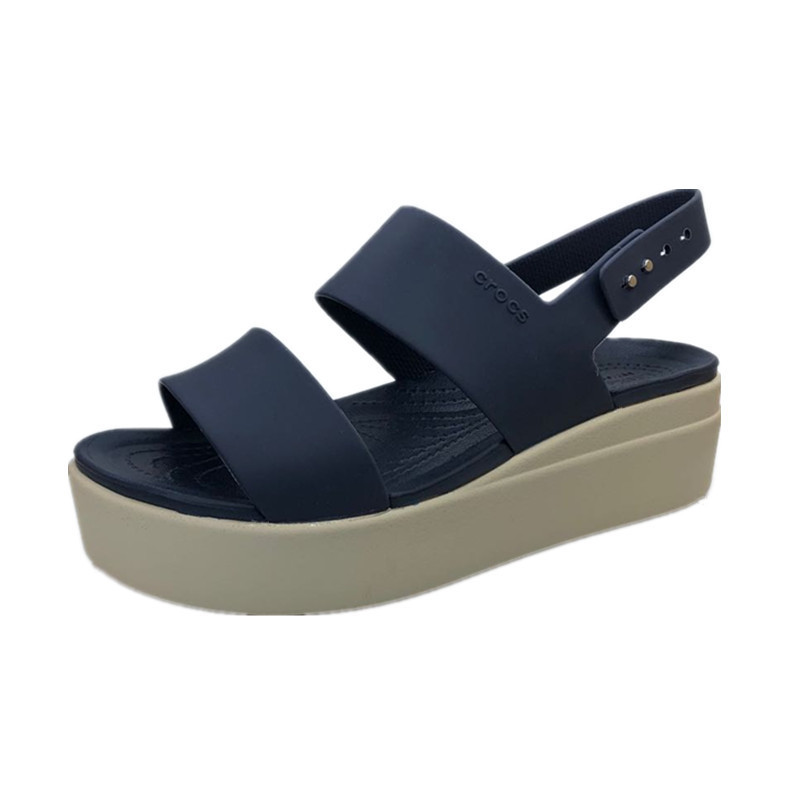 Cross Carlo Chi Summer New Women's Thick-Soled Wedge Shoes Summer Outdoor Brooklyn Fashion Beach Sandals
