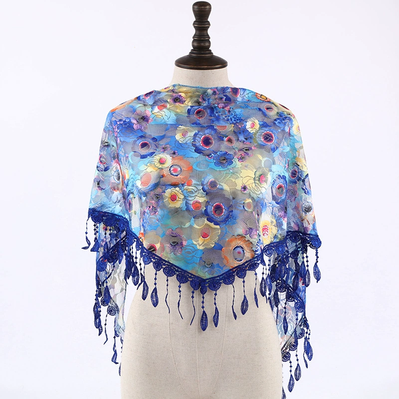 Fashionable scarf with tassels, wholesale