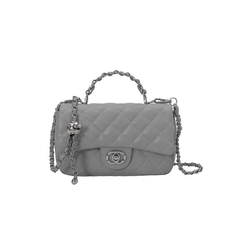 Bolso para mujeres 2026 venta caliente nuevo estilo de estilo de diamante pequeño bolso de mano cuadrado de alta humedad lujoso hombro de un solo hombro