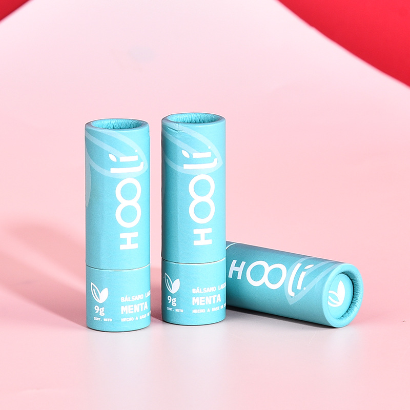 圆形口红管空管纸质外壳彩印唇膏管批量旋转纸筒包装化妆品包装罐