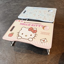 正版三丽鸥大耳狗卡通折叠电脑桌儿童学习桌多功能简易宿舍床上桌