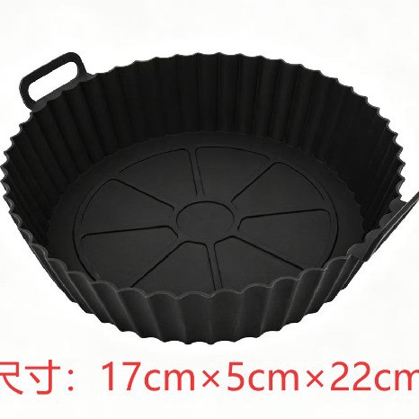 La almohadilla de freidora de aire de silicona transfronteriza se lava con agua, la almohadilla de barbacoa de la bandeja de hornear es fácil de limpiar y la bandeja del horno forrada resistente a altas temperaturas. image 17