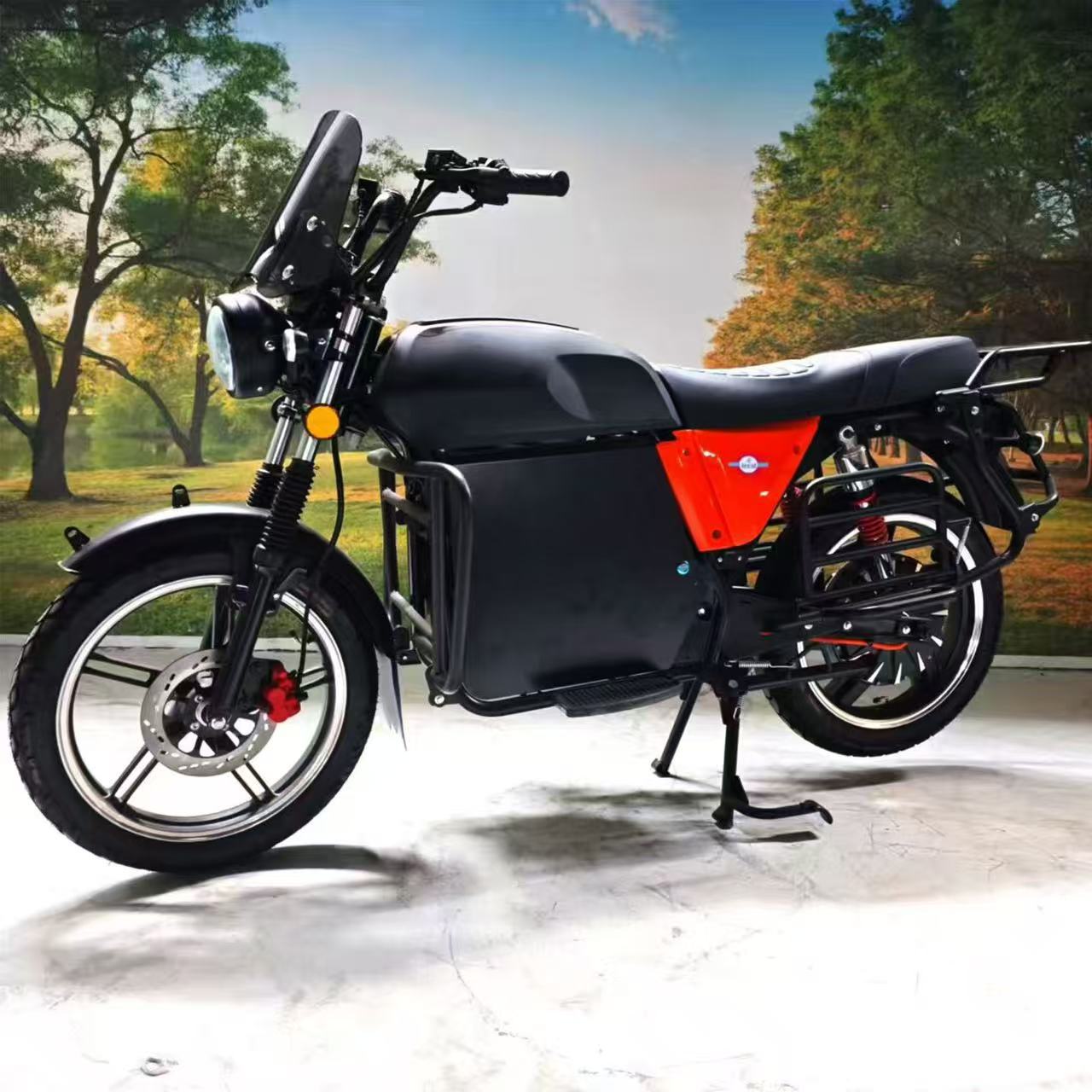 Heavy-Duty, High-Power Electric Two-Wheeled Motorcycle with Long Range and Long-Distance Capabilities, Direct from the Source Factory for Export