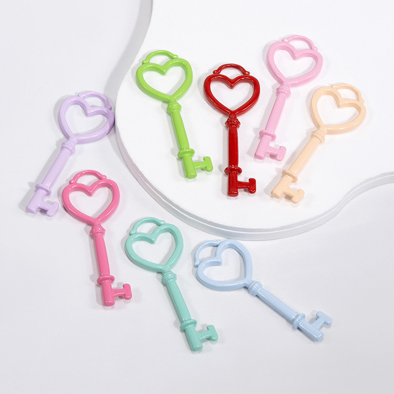 キーホルダーDIYハート型キーペンダント合金製ジュエリーネックレスイヤリングペンダント小物アクセサリー卸売|undefined
