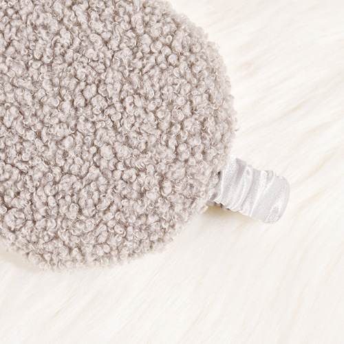 Wholesale plush eye mask teddy plush eye mask autumn and winter comfortable skin-friendly silk eye mask light-blocking sleep 