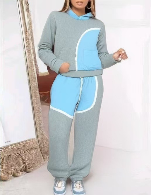 2024 European And American Cross-Border Versatile Women's Clothing Independent Fashion Casual Sports Sweatshirt_ecoleips.com