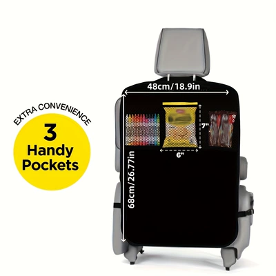 Chair back anti-kick pad, storage bag, anti-kick bag, tool