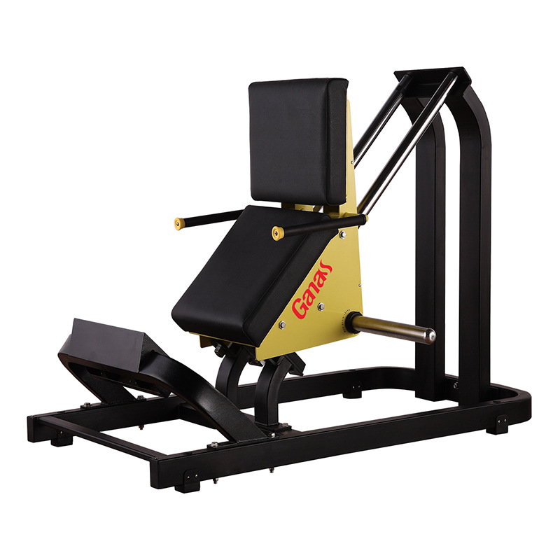 Equipo de gimnasio Bumblebee: máquina de press de pecho, polea de hombro, levantamiento de hombros en posición alta y baja, equipo de fuerza comercial completo.