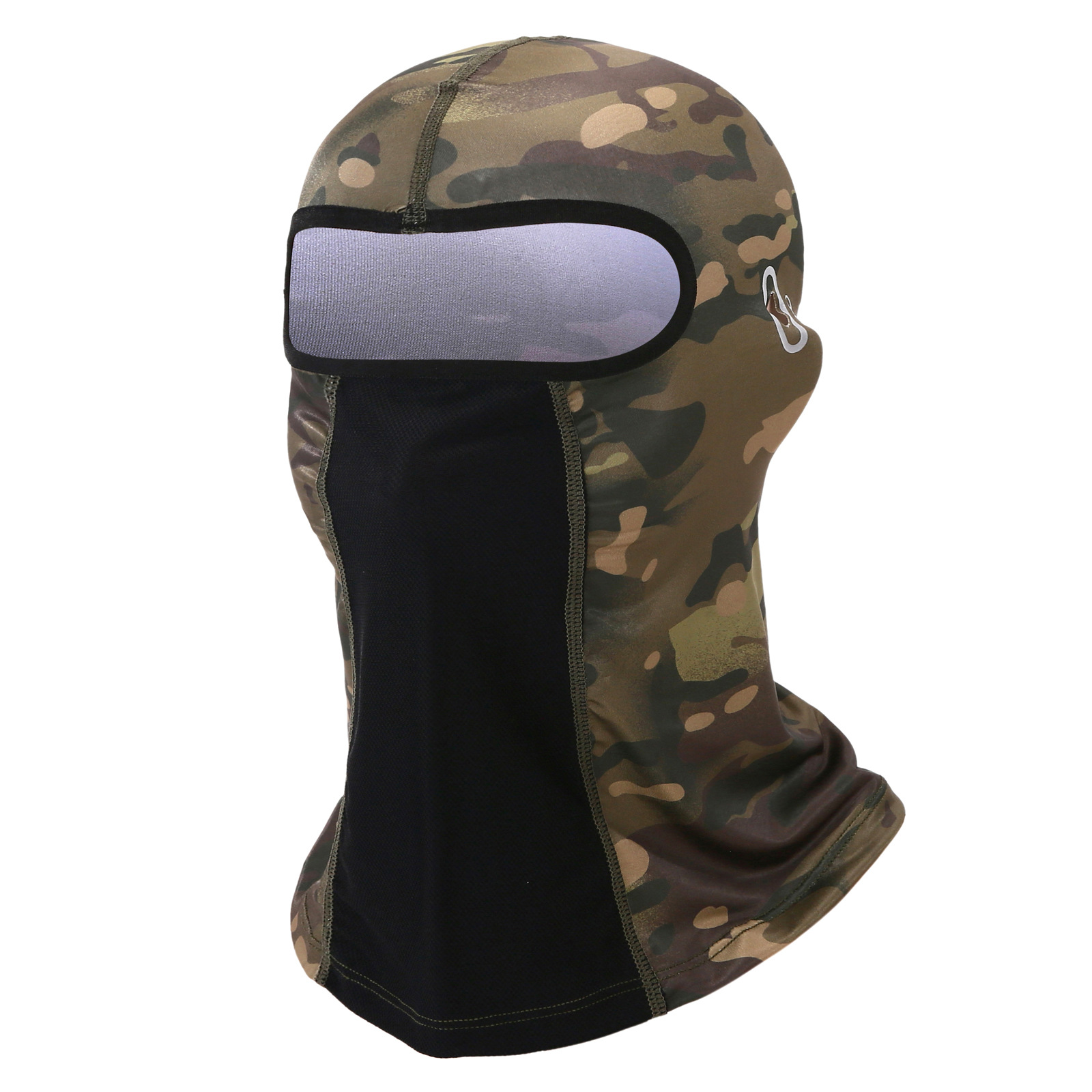 Nueva máscara solar de motocicleta transfronteriza, casco de hielo de cara completa, máscara de protección contra los rayos ultravioleta