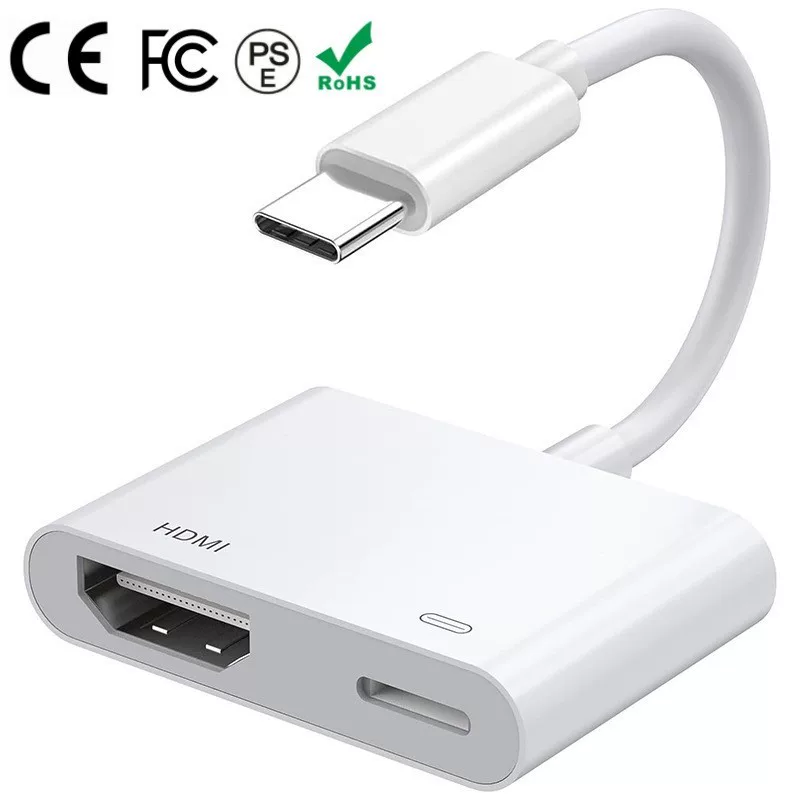 Применимо к адаптеру Type-C к HD-M-I, Apple 15 16, ноутбук экран проекции, двухвходное мобильное телефеонное экранное проектор