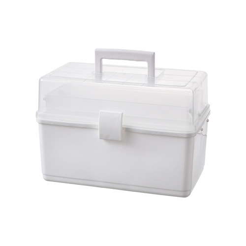 Pharmacy Box Family Size Household Large Capacity Multi-layer Medicine Box with Handle Portable Drug Storage Plastic Medicine Box