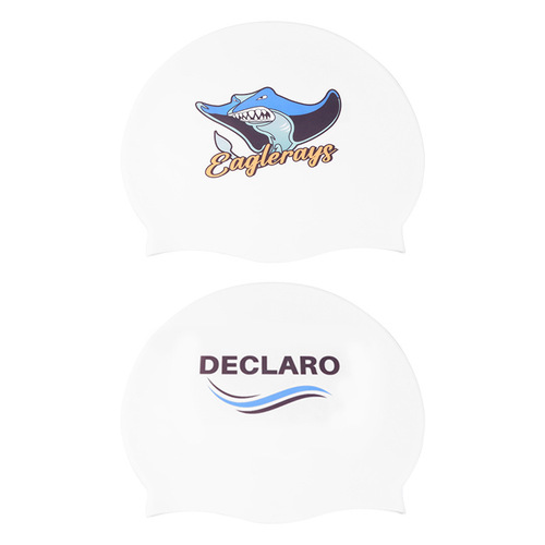 Silicone Swim Cap for Both Men and Women, Children's Waterproof Silicone Swim Cap, Logo Printable